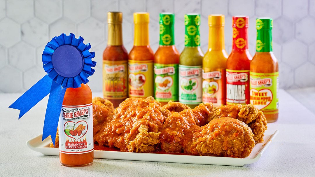 Image of Southern Fried Chicken with Marie Sharp’s Mild Habanero Pepper Sauce