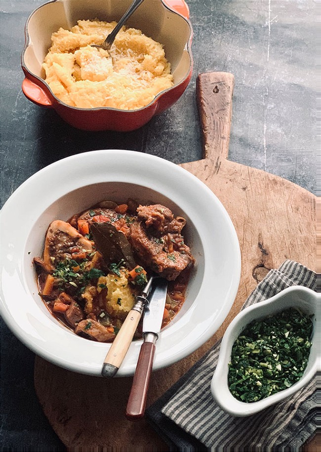 Image of Ossobuco Milanese with Gremolata