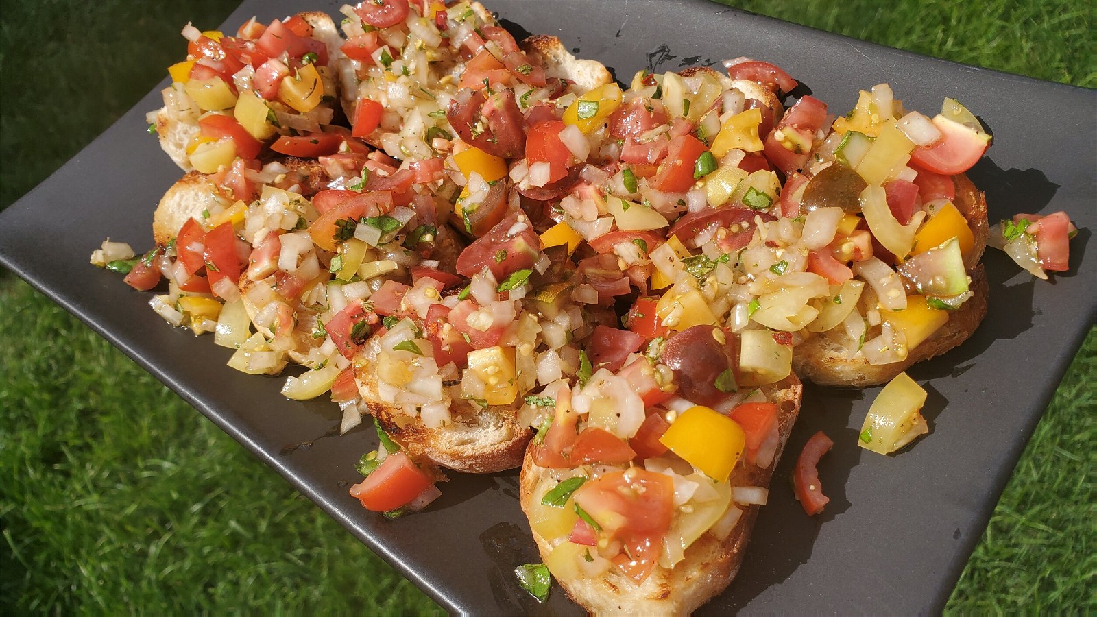 Image of LFK's Backyard Blend Bruschetta