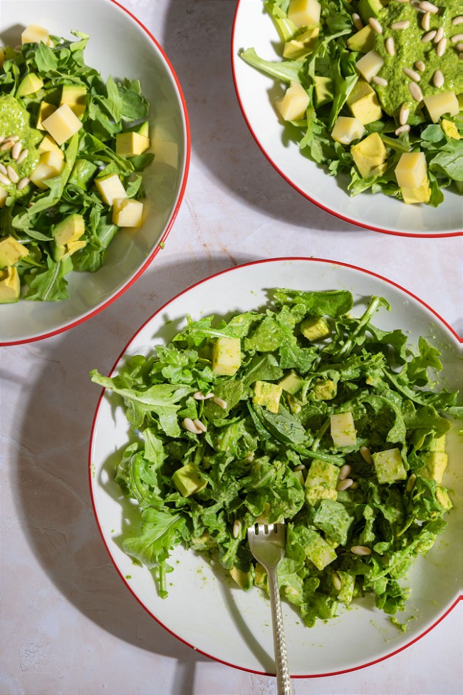 Image of Arugula Pesto And Avocado Salad