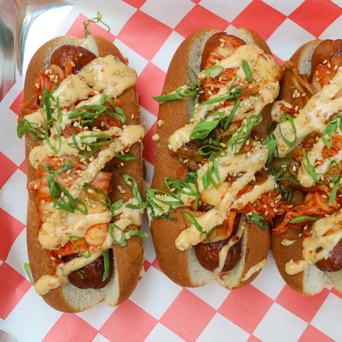 Korean-Style Hot Dogs