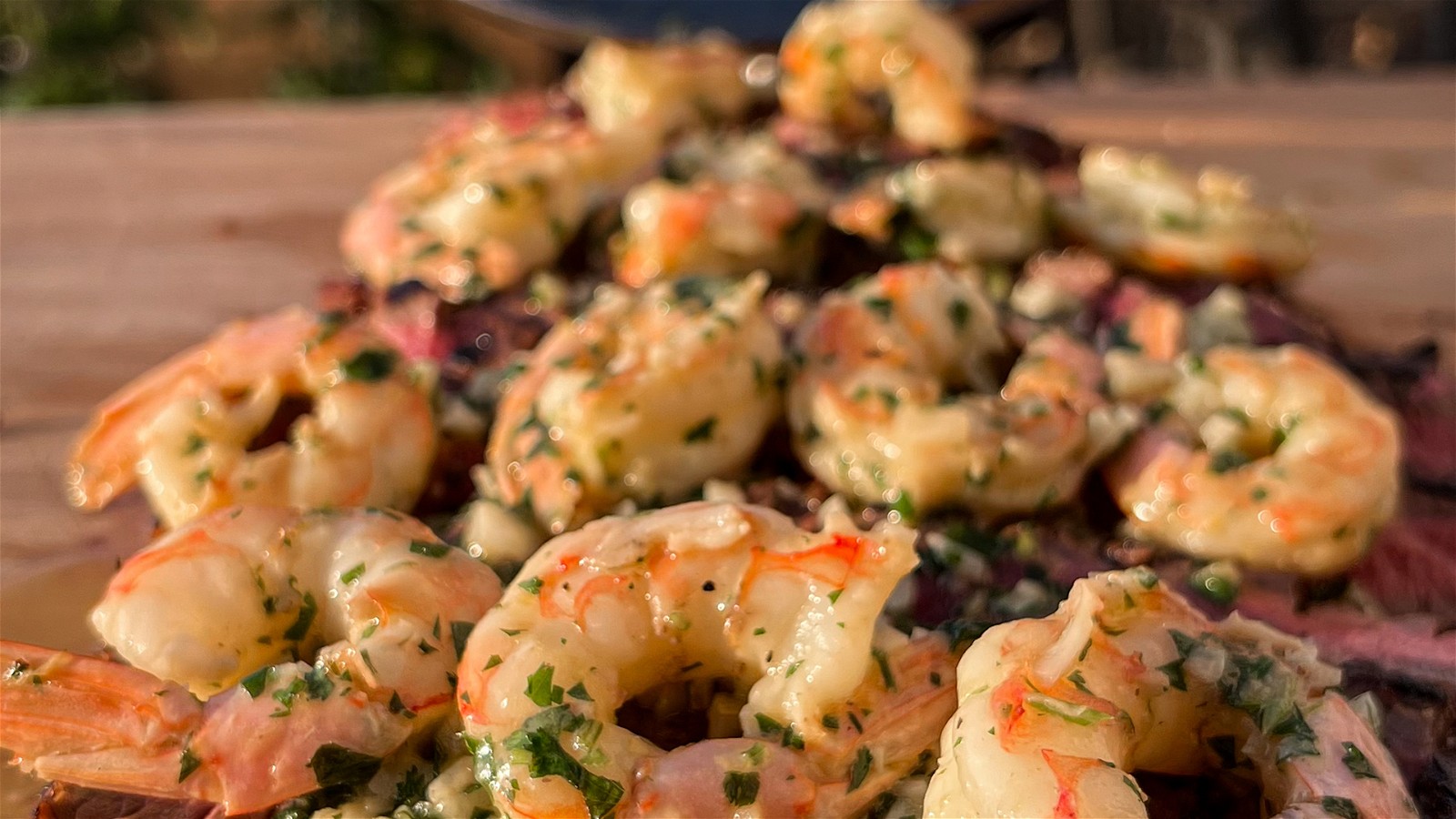 Image of Garlic Butter Shrimp and Steak 