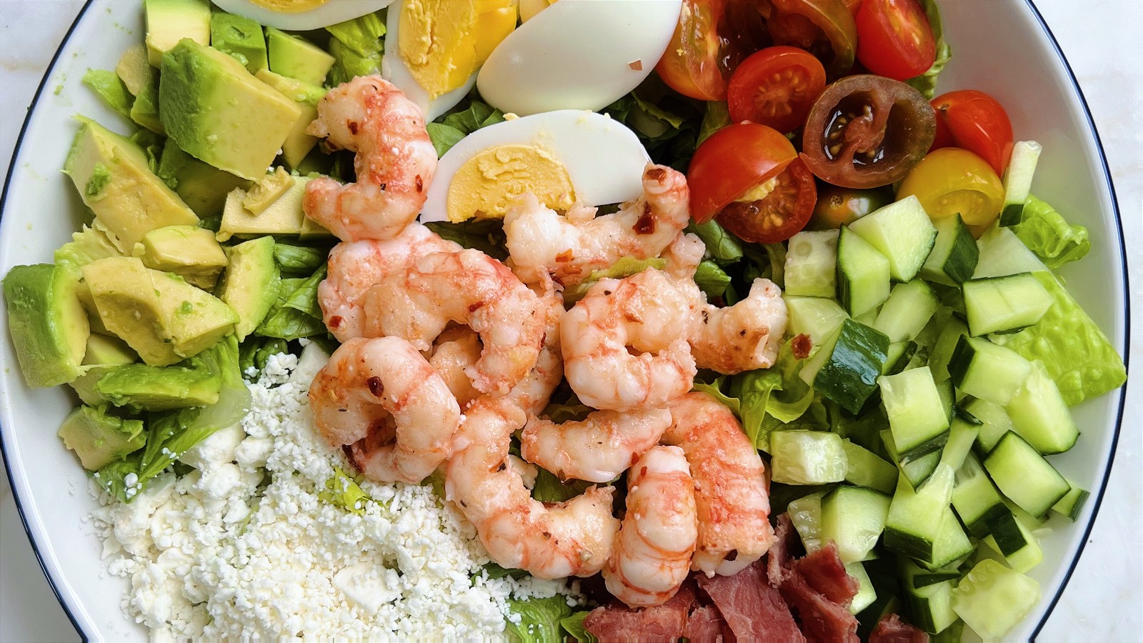 Image of Classic Cobb Salad with Spot Prawns