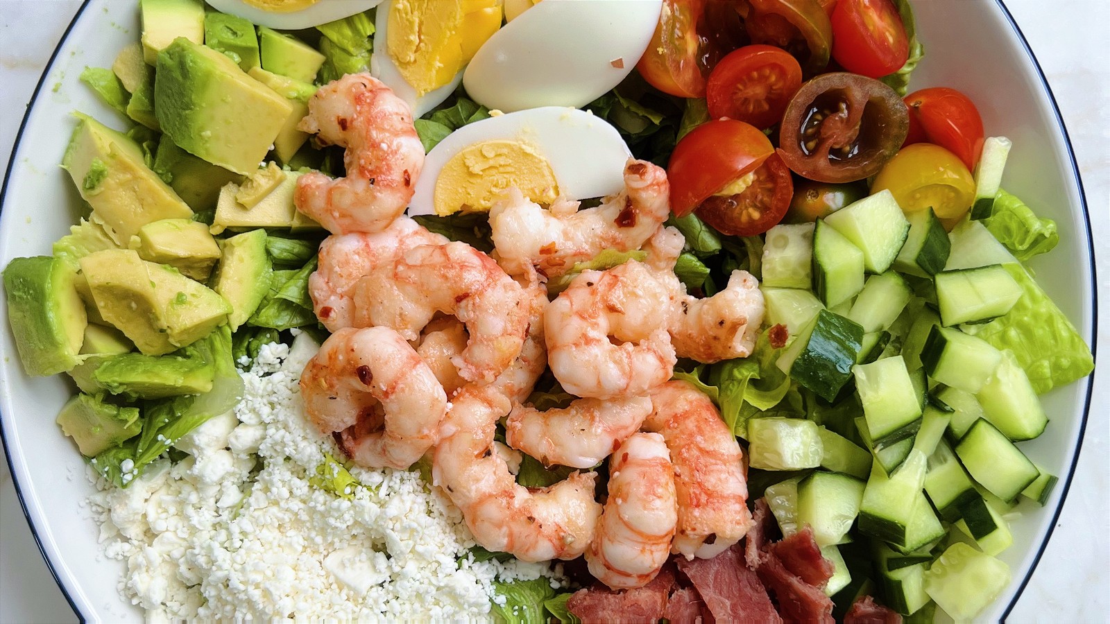 Image of Classic Cobb Salad with Spot Prawns 