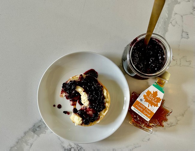 Image of Maple Wild Blueberry Jam