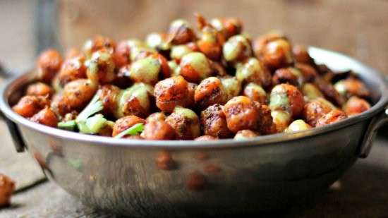 Delicious picture of crispy chickpeas