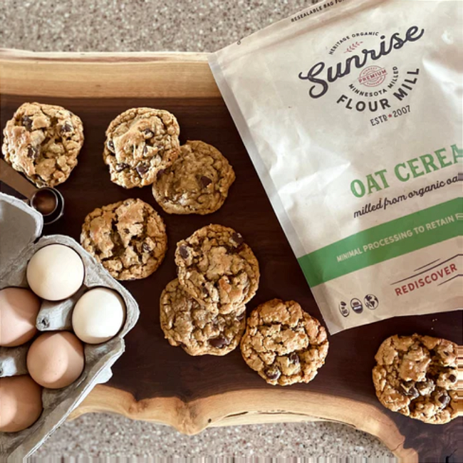 Image of Easy Oat Cereal, Peanut Butter, Chocolate Chip Cookie Recipe