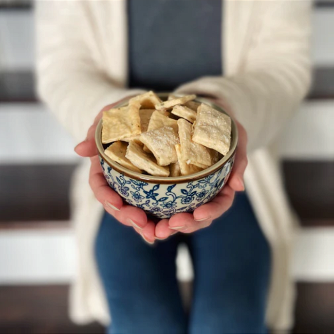 Image of Sourdough Discard Parmesan Cheese Cracker Recipe