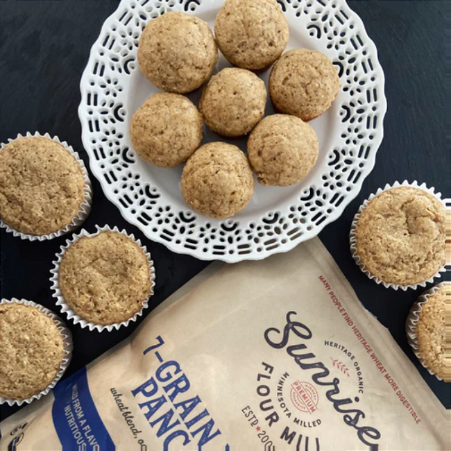 Image of 7-Grain Heritage Pancake Mix Muffin Recipe