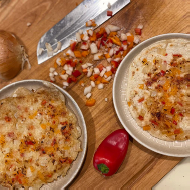 Image of Sourdough Discard Scallion Pancake Recipe