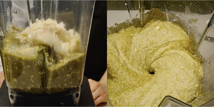 Image of Add that custard cream to a blender and add the remaining ingredients right there. Blend it really well, until completely smooth. (1-2 min, depending on your blender power)