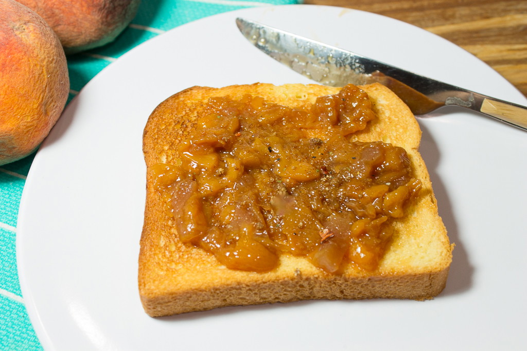 Salted Honey Peach Jam