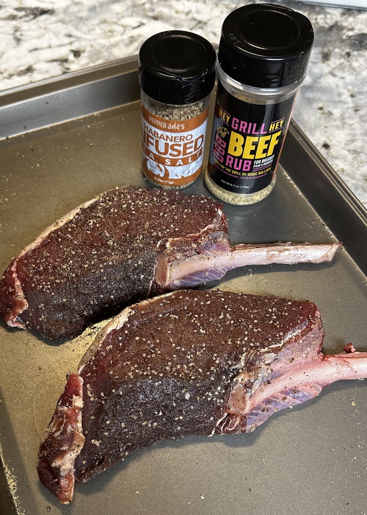 Image of Start by warming up your pan over medium heat and preheating your oven to 400 degrees. You're going to want a good sear on your chops but elk is lean so you'll want to be careful not to overcook. While...