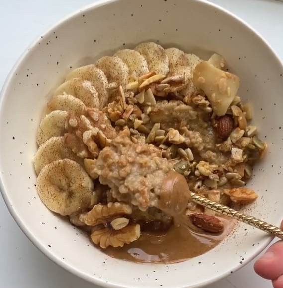 Coffee Walnut Stovetop Oats