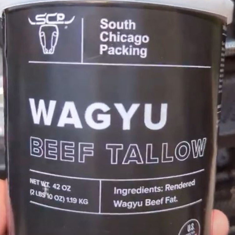 Image of Prep your grill for a high heat direct sear.  Brush melted tallow (or butter/olive oil) on all surfaces of the steak.