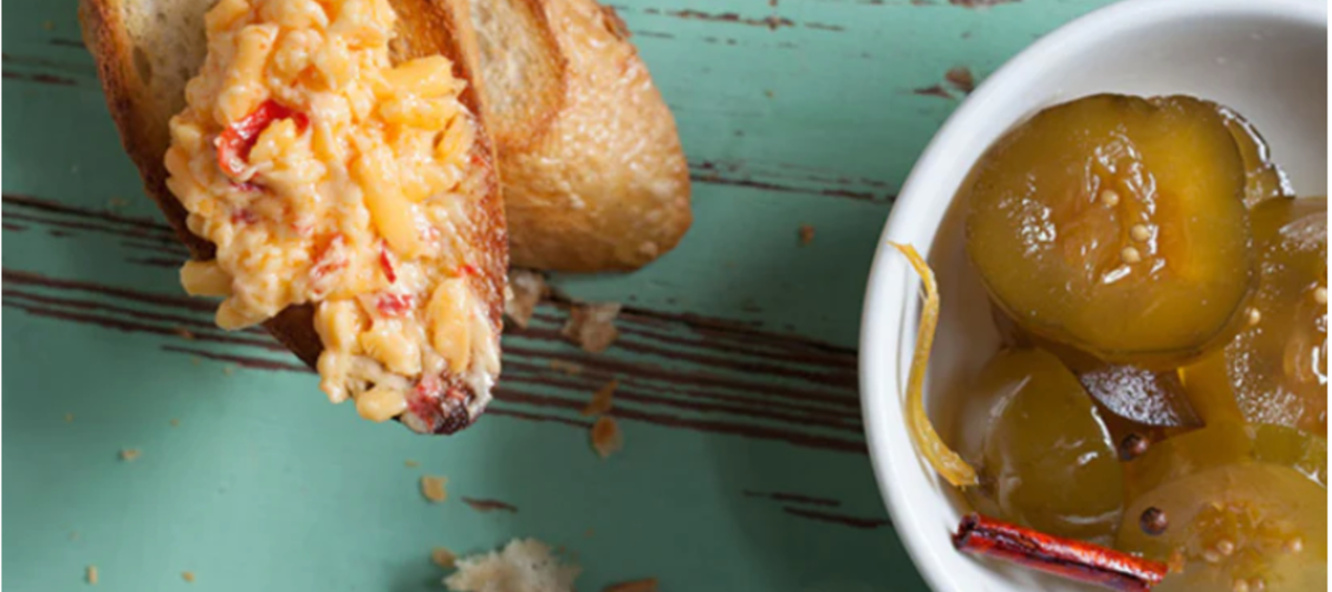 Pickled Pink Pimento Cheese