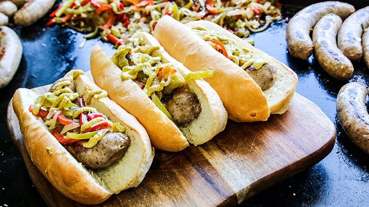 Image of Beer Braised Bratwurst
