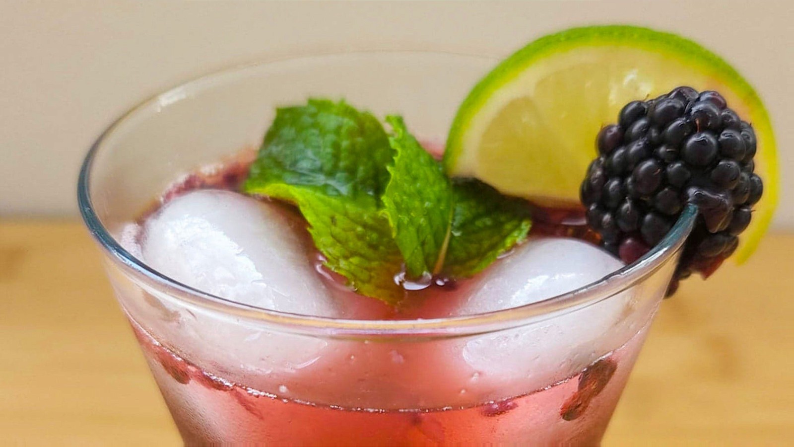 Image of Blackberry Mint Twist Drink Recipe
