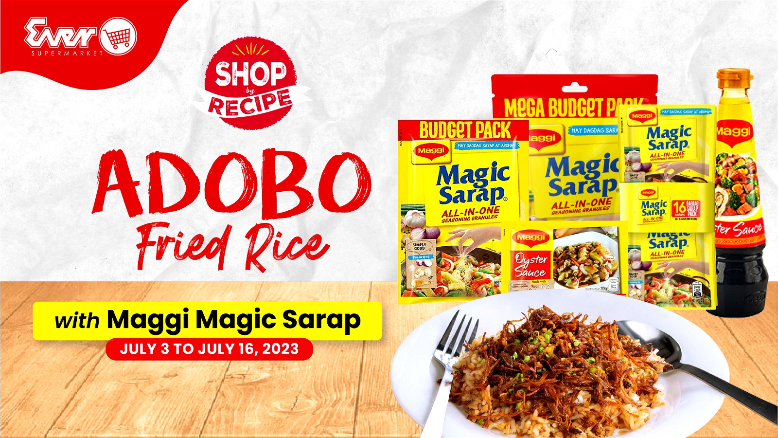 Image of MAGGI MAGIC SARAP ADOBO FRIED RICE