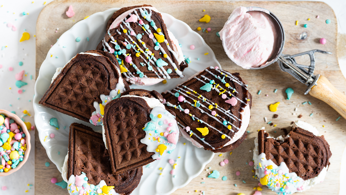 Sommerwaffeln - EisSandwich