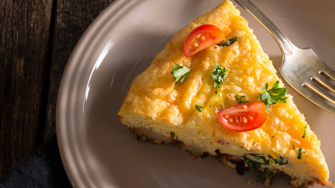 Baked Veggie Egg Frittata - PotsandPans India