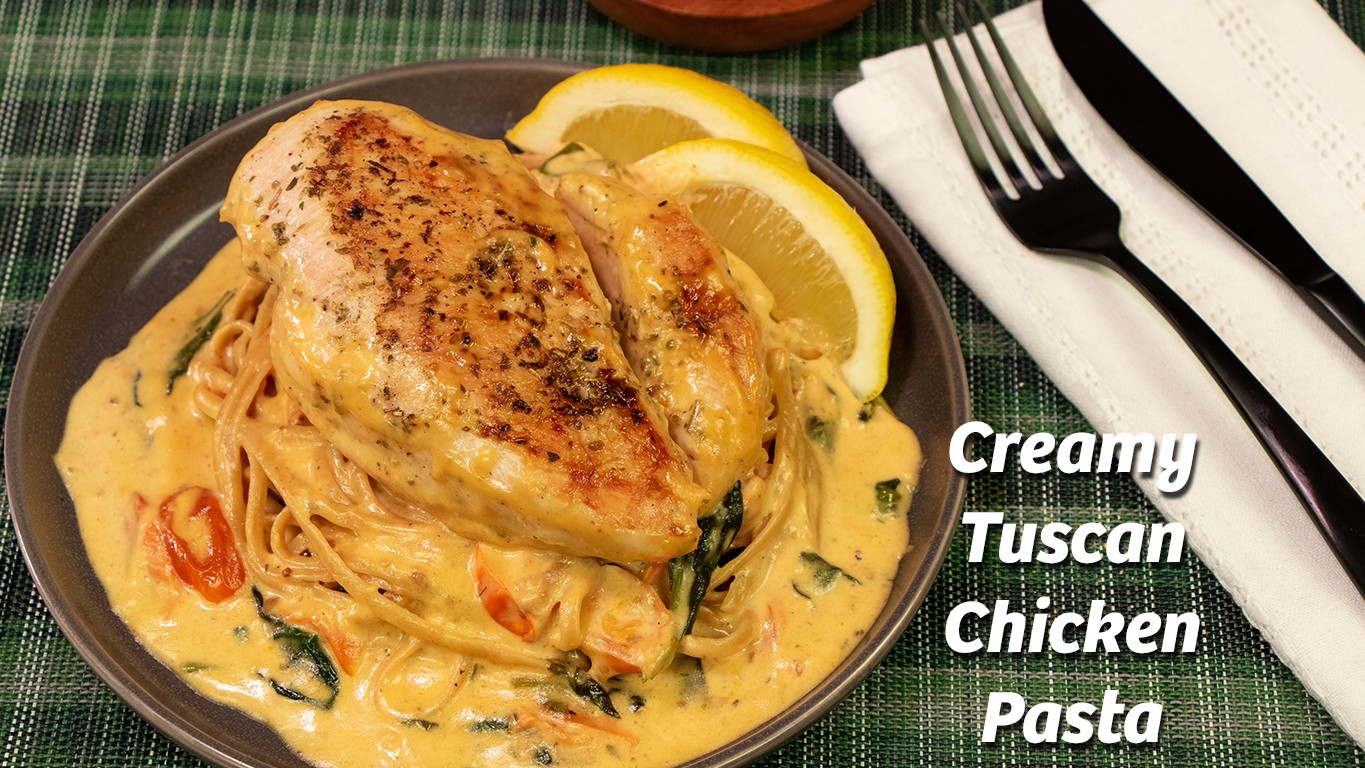 Image of Can't Miss Creamy Tuscan Chicken Pasta