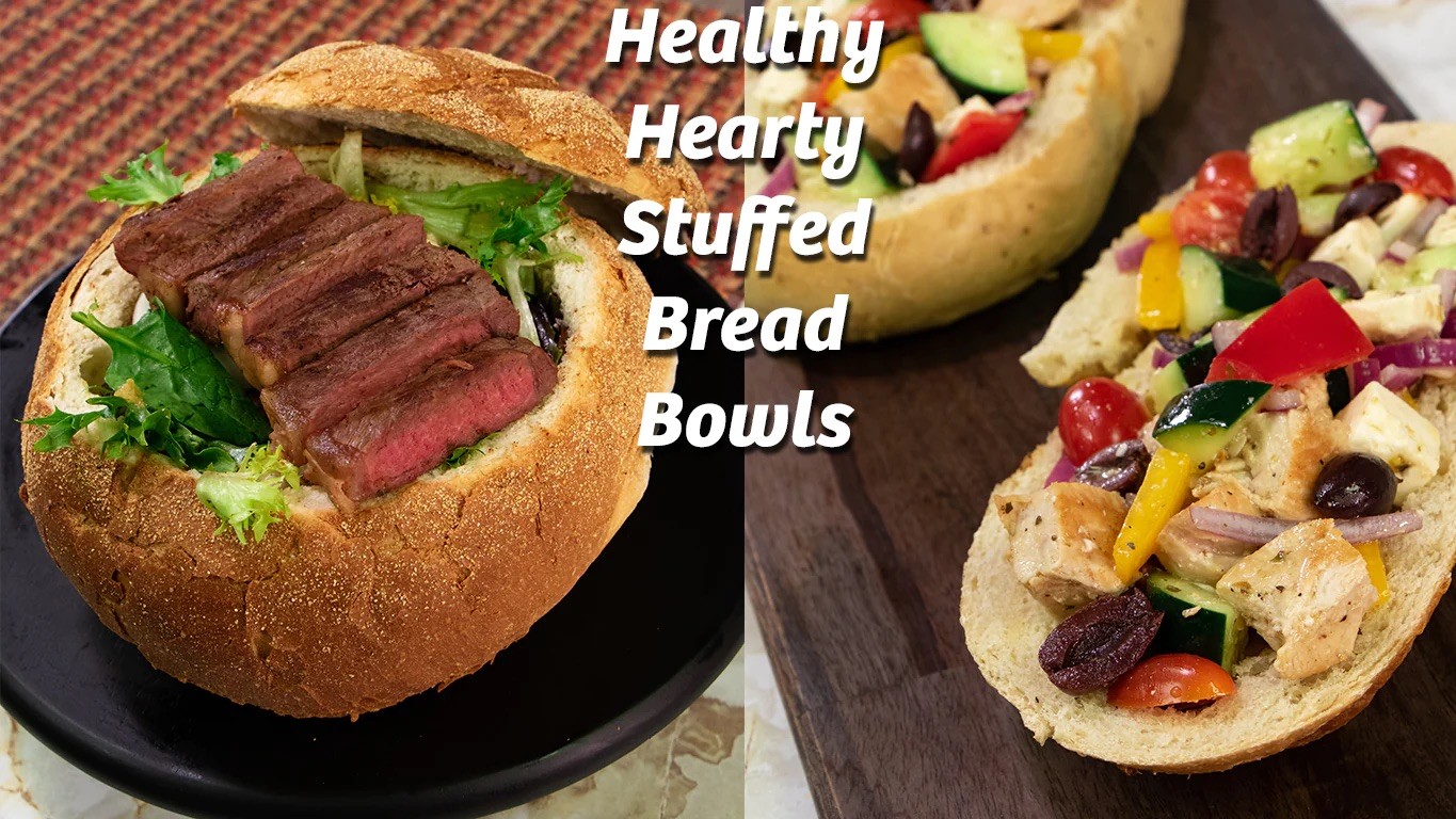 Image of Healthy and Hearty Stuffed Bread Bowls