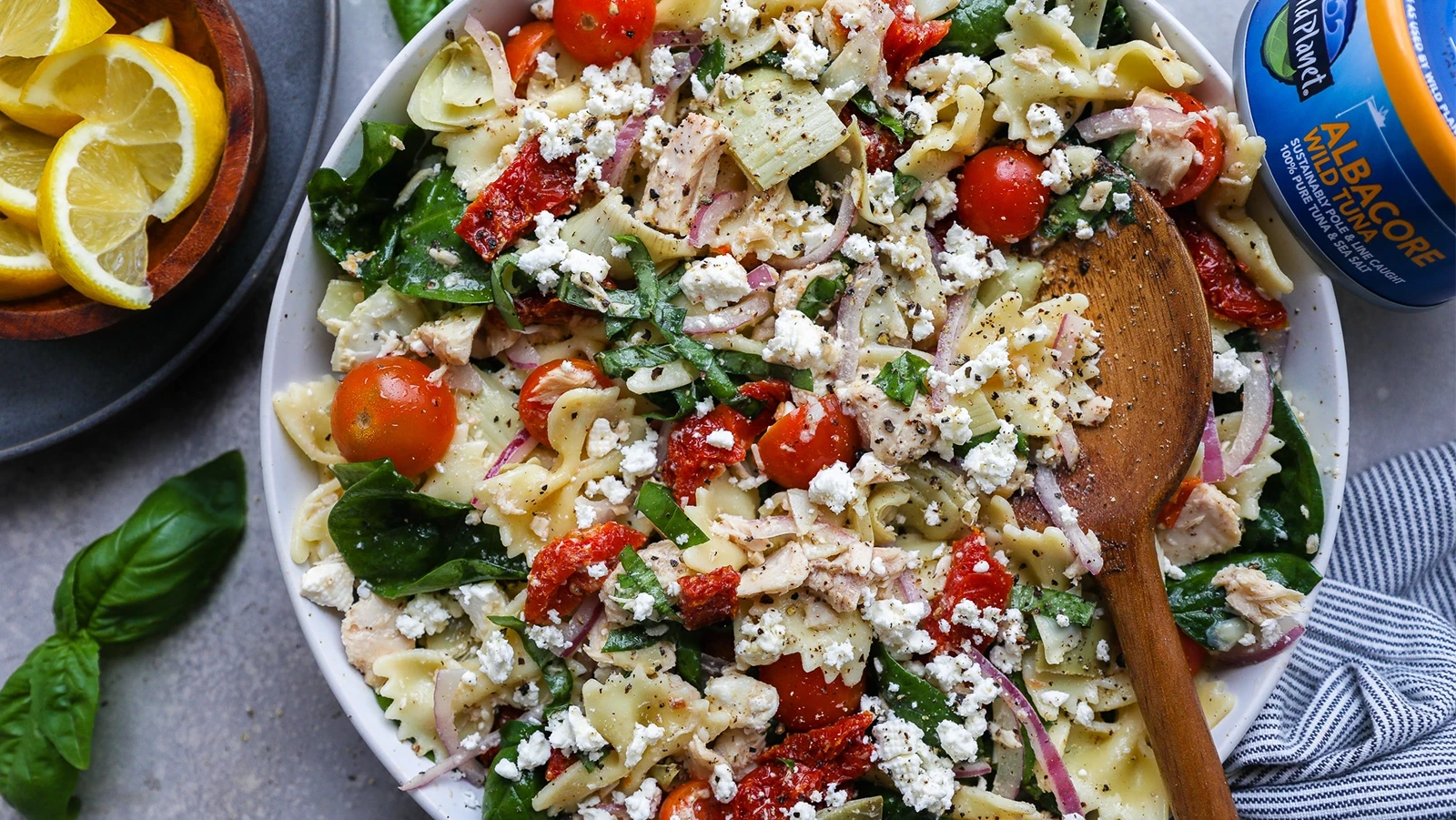 Tuscan Tuna Pasta Salad | Wild Planet Foods
          
       recipe