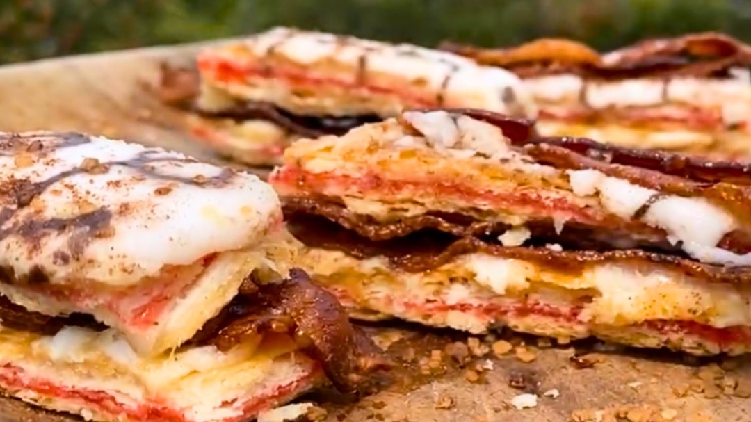 Image of Millefeuille au bacon de 3 façons