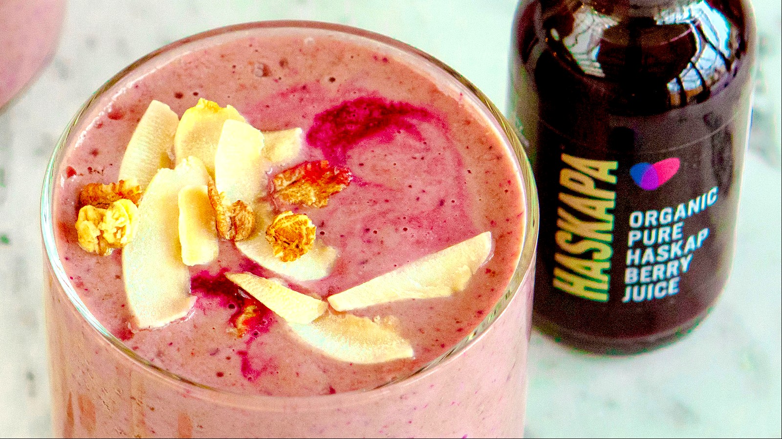 Image of Oaty Haskapa Juice + Berry Smoothie