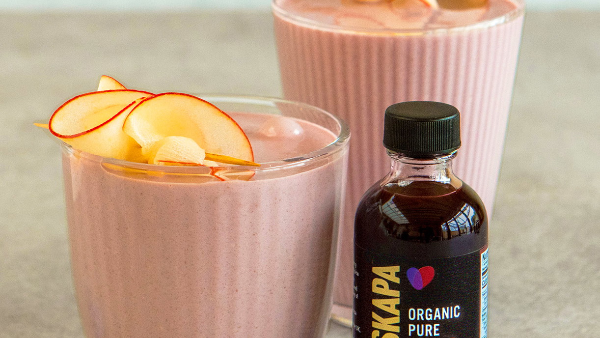 Haskapa Juice, Banana and Yoghurt Smoothie