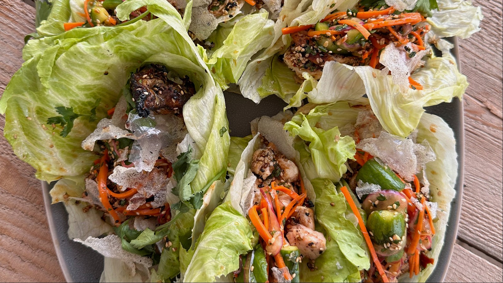 Image of Smoked Chicken Lettuce Wraps