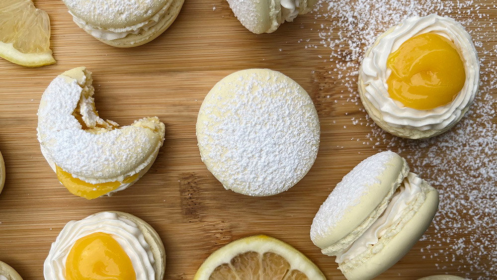 lemon macaron