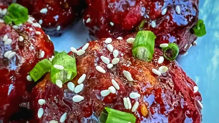 Wagyu Korean Style Meatballs