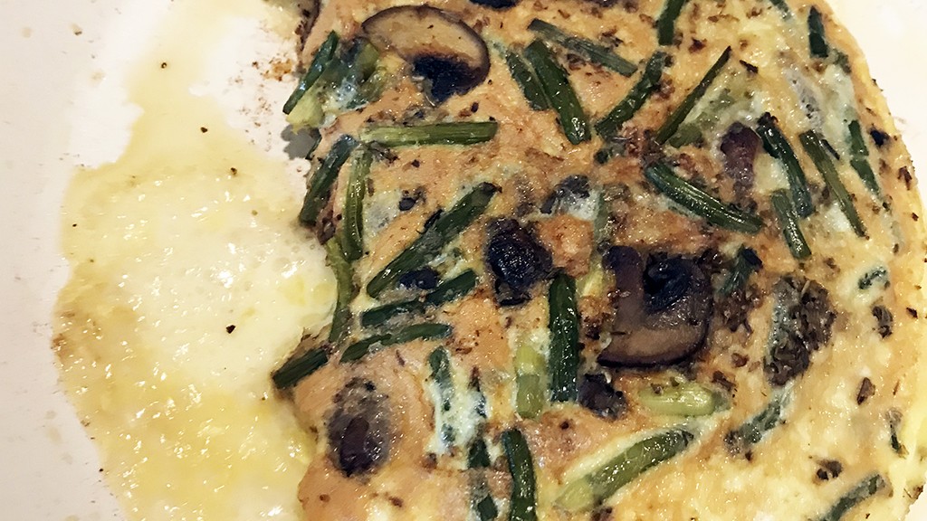 Image of Garlic Scape Omelette or Frittata