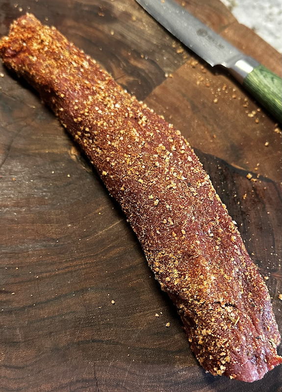 Dry Rubbed Elk Tenderloin