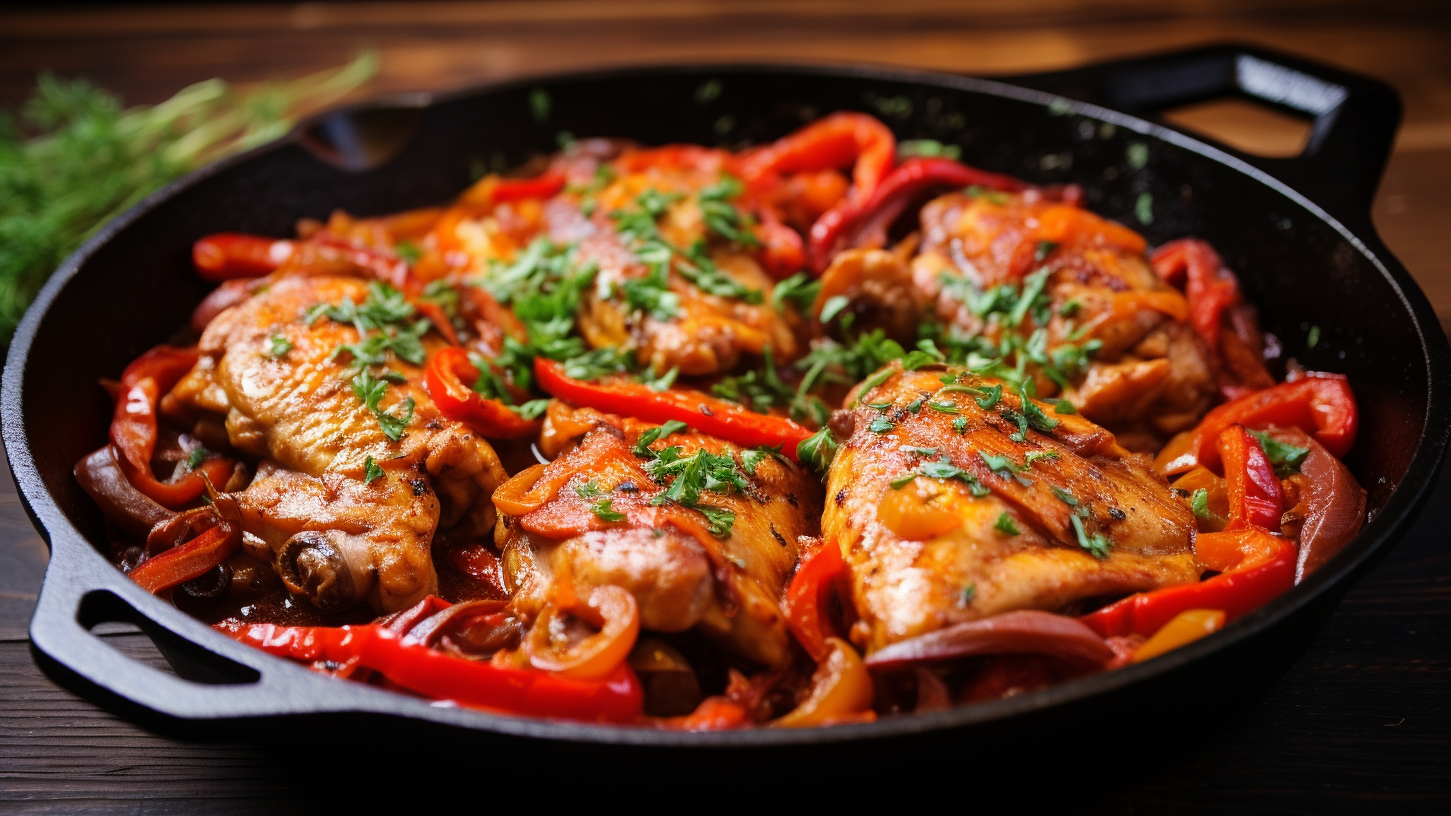 One Pan Chicken Cacciatore Low FODMAP
