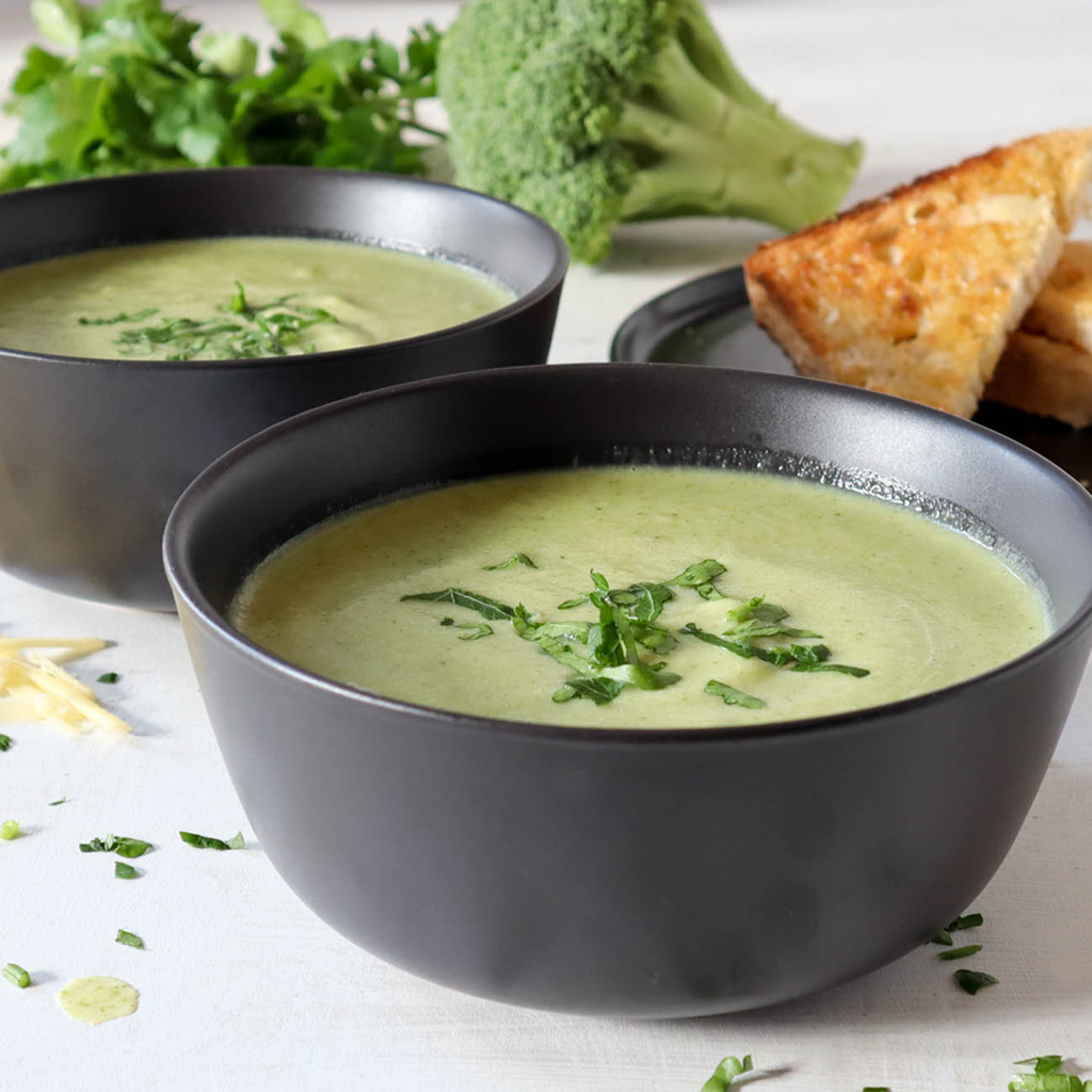 Blended broccoli clearance soup