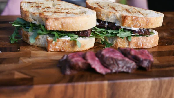 Image of Horseradish Hanger Steak Sandwiches