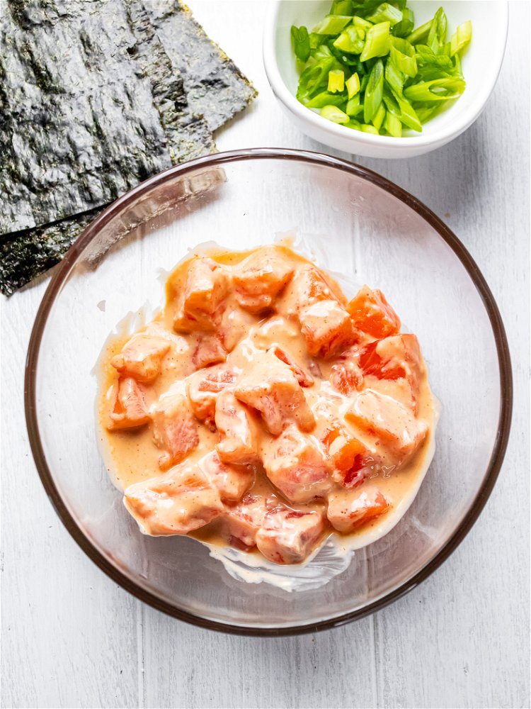 Baked Salmon Sushi Cups – Sizzlefish