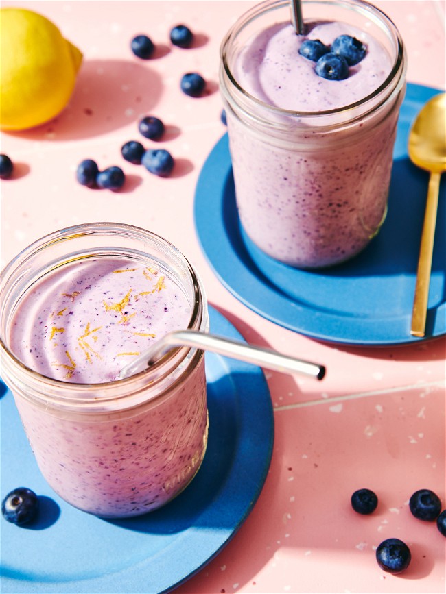 Image of Breakfast Blueberry Lemon Smoothie