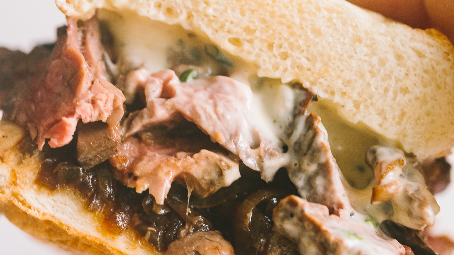 Image of French Dip Sandwich with Spicy Horseradish Mayo