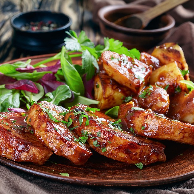 Image of Honey Garlic Pork Chops