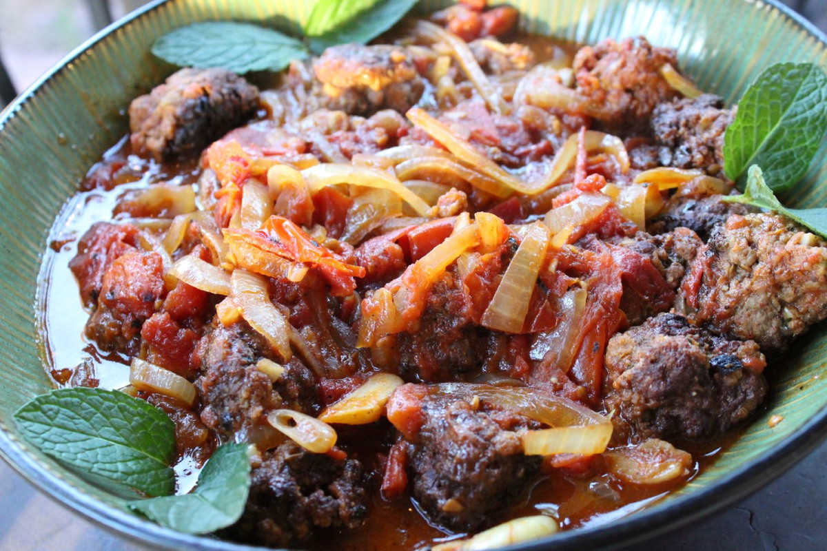 Lamb Meatballs with Smoked Tomato Sauce