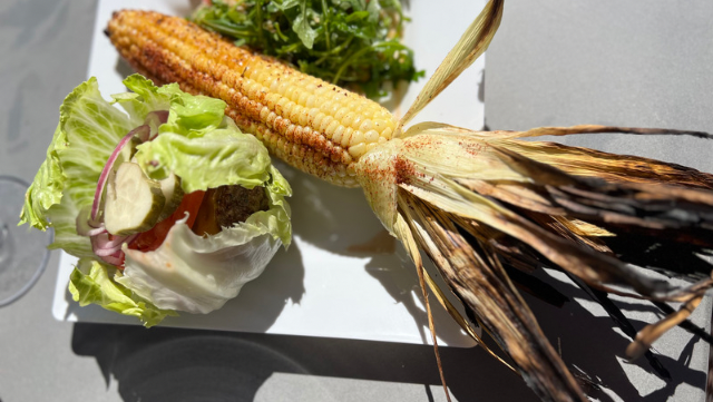 Image of Grilled Corn on the Cob w/Husk 