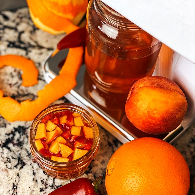 Image of Peachy Hot Honey Recipe