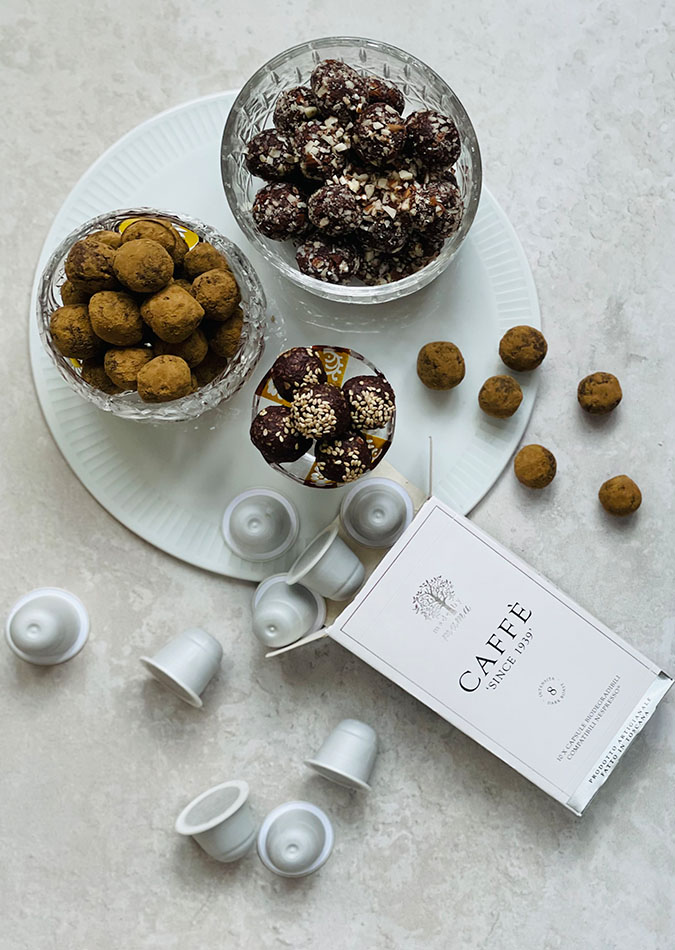 Kaffe-/chokoladebomber