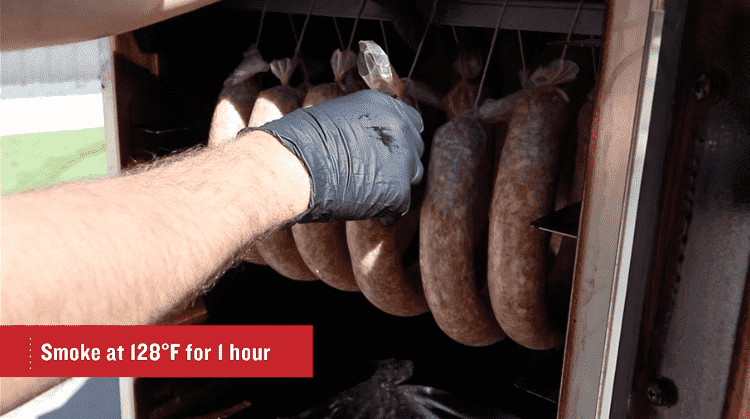 Image of In the morning, preheat the smoker to 120 degrees.