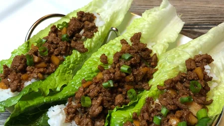 Image of Teriyaki Turkey Lettuce Wraps