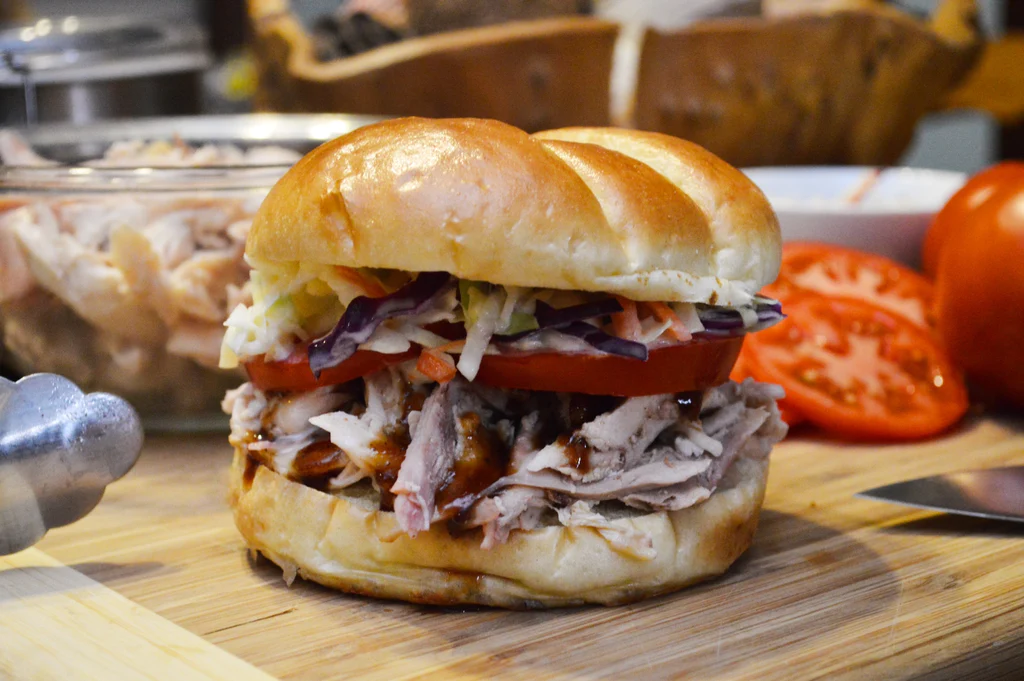 Pulled Chicken Sandwiches